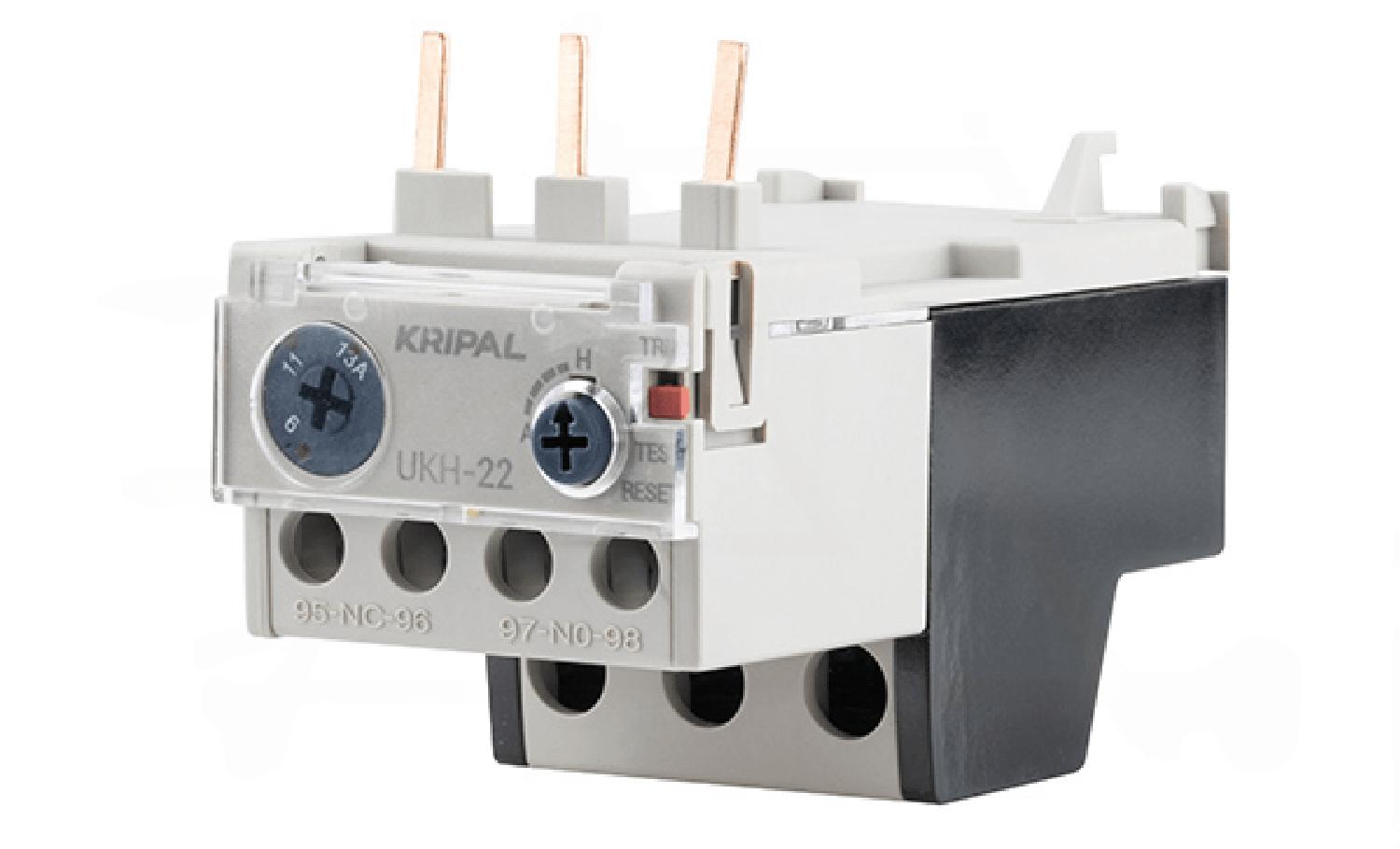 Реле тепловой перегрузки UKH-22, It=9_13A, 1NO+1NC, CLASS 10A, прямой монтаж для UKC(D)-9_25