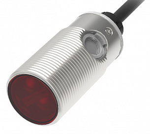 LANBAO PSM-YC10DNBR оптический датчик M18 NPN NO/NC Sn=100мм BGS (D-тип) кабель 2м