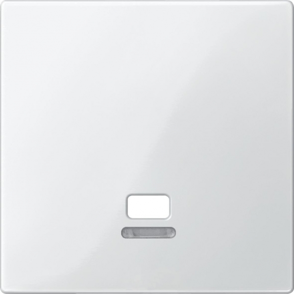 MERTEN ЦЕНТР.ПЛАТА окошком д/свет.индик. д/Выключателя со шнурком, ПОЛ.БЕЛЫЙ, SM