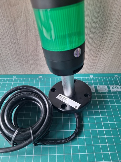 RAVENTEK RO5A1-324F-RYG световая колонна ?50мм с зуммером 3 цвета RYG прямое основание IP65