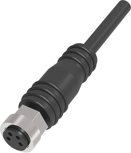 LANBAO QE8-N4F5 прямой разъем M8 4pin с кабелем 5м