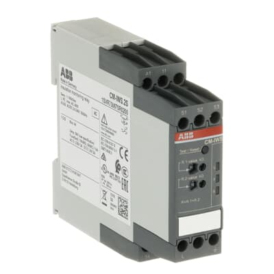 Реле контроля изоляции CM-IWS.2S, 24...240VAC/DC 0...400VAC 1...100kOm 10µF сброс тест память 1CO (3A-AC15) LED 22.5mm