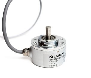 LANBAO ENI50S8-6C5000J-T2 энкодер ?50 сплошной вал 8мм 5000имп/об TTL 5VDC кабель 2м