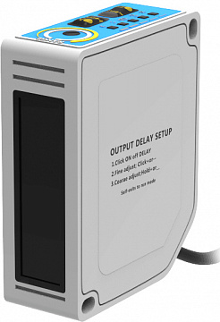 LANBAO PTB-YC200DFBT3 оптический датчик 75x60x25мм PNP/NPN NO/NC Sn=2000мм BGS (D-тип) кабель 2м