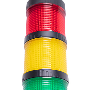 RAVENTEK PVO1-324F-RYG световая колонна ?64мм с зуммером 3 цвета RYG IP65