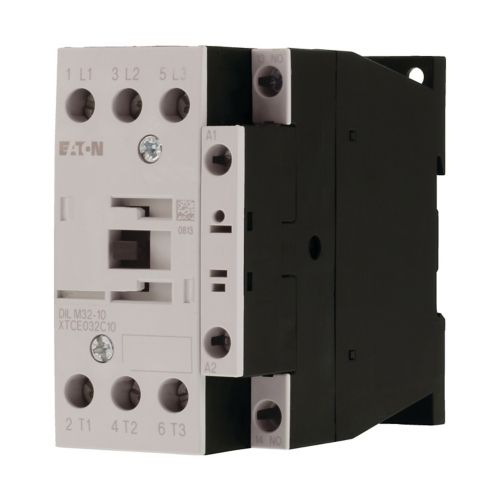 Контактор Eaton Moeller® series DILM Contactor, 3 pole, 380 V 400 V 15 kW, 1 N/O, 230 V 50 Hz, 240 V 60 Hz, AC operation, Screw terminals DILM32-10(230V50HZ,240V60HZ)