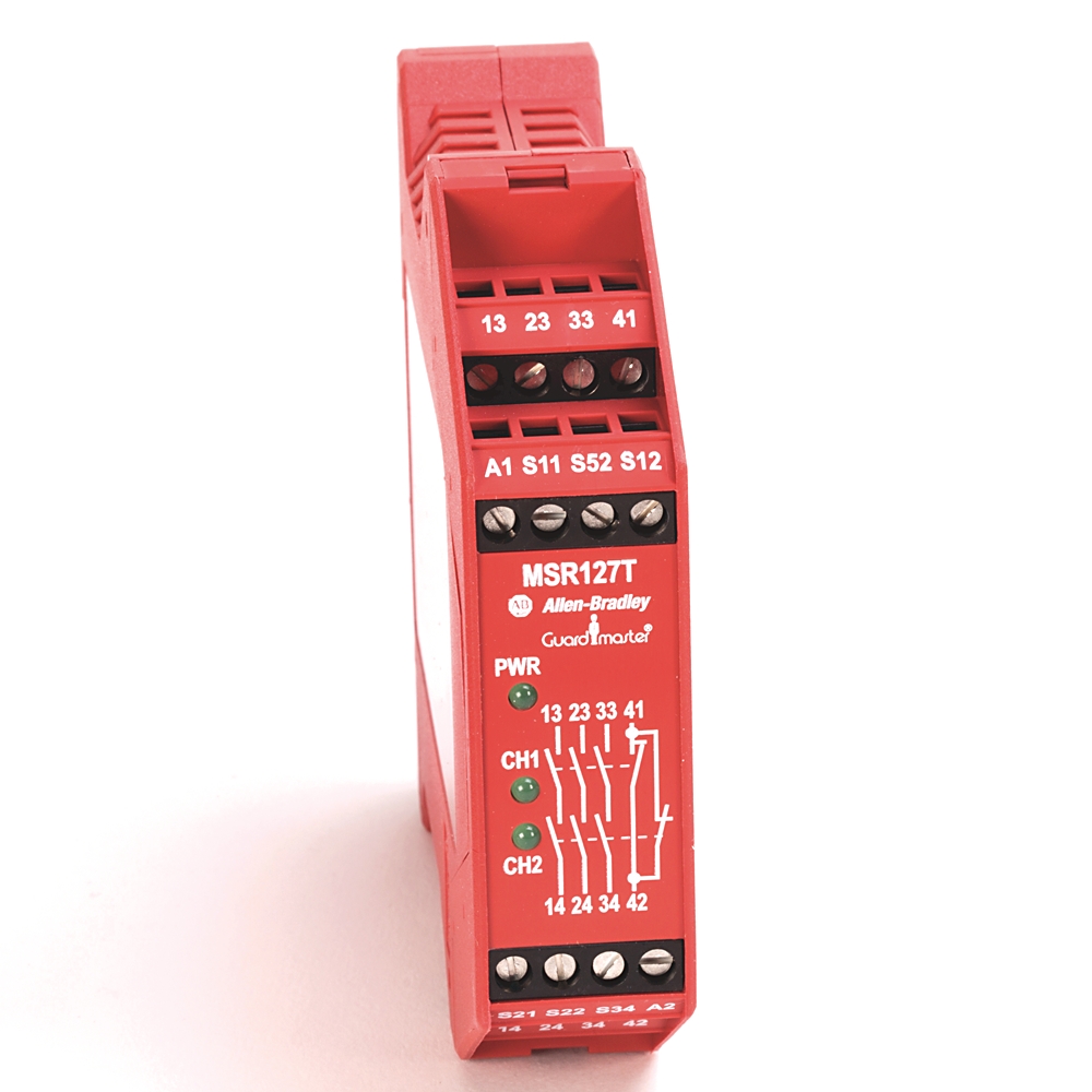 440R Single Function Safety Relays, 1 N.C.,3 N.O., , 24V DC , Removable,Automatic/Manual Reset 440RN23132