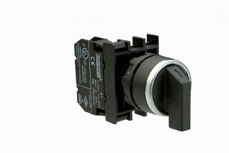 Переключатель 0-1 (1НО), с фиксацией, серия B (250В AC, 4А), IP50 B100T20