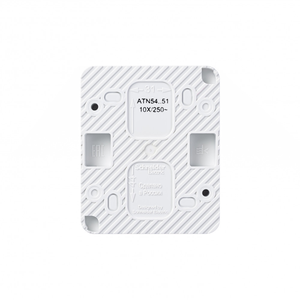ATLASDESIGN PROFI IP54 О/У 2-клавишный ВЫКЛЮЧАТЕЛЬ, сх.5, 10АХ, БЕЛЫЙ