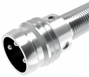 LANBAO LR05AF08DNO-E1 Датчик индуктивный, M5, Sn 0,8 mm, PNP, NO, разъем М8