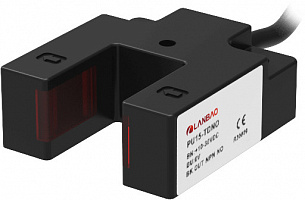 LANBAO PU15-TDPO вилочный оптический датчик 15мм PNP NO кабель 2м