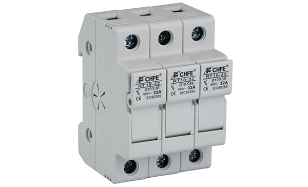 Держатель вставок плавких цилиндр., 3P, 32A, 690VAC, 10x38mm, 3M