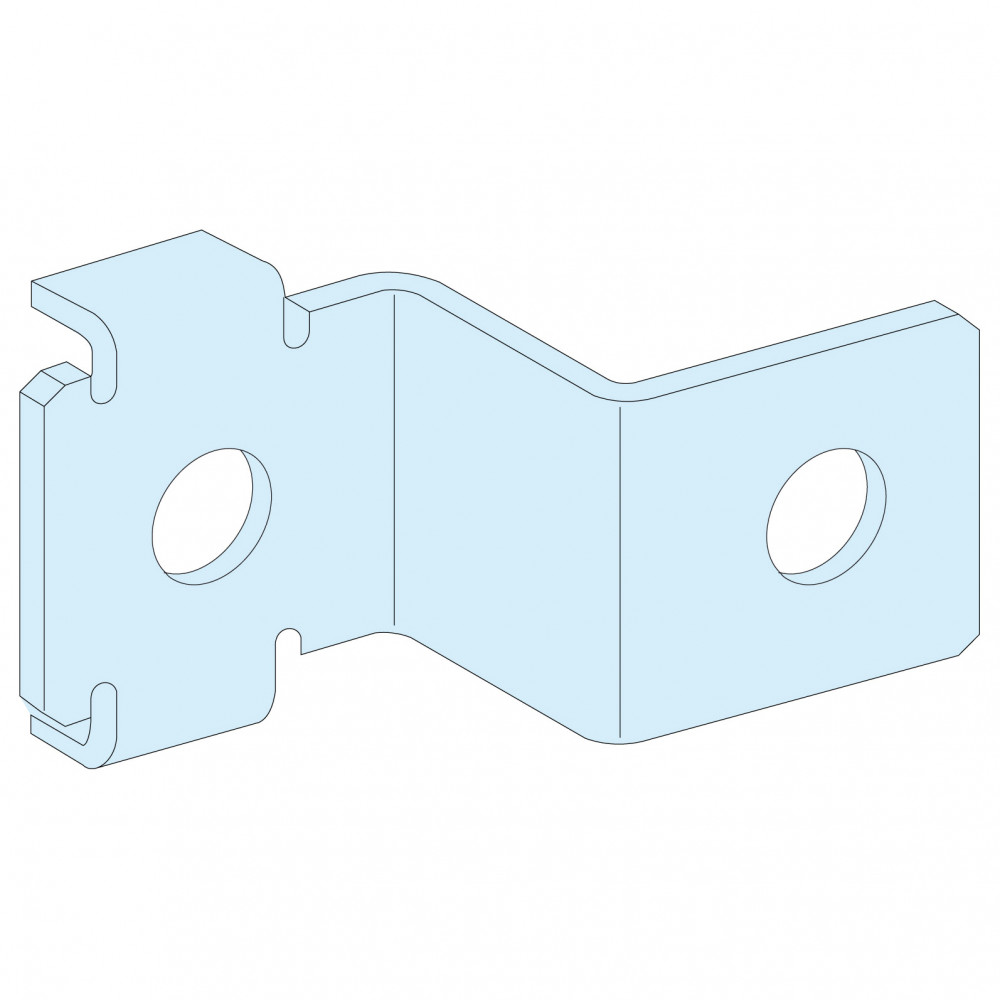 ПРОУШ.КРЕПЛ.ШИНКИ В ВЕРТ.ПОЛ.В ШК,45ММ