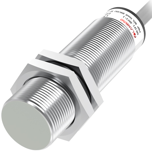 LANBAO LR18XCF05SBC индуктивный датчик М18х61,5мм 2-х проводной AC/DC NC Sn=5мм кабель 2м