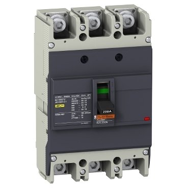 3П3Т АВТОМАТИЧЕСКИЙ ВЫКЛЮЧАТЕЛЬ EZC250N 25KA/400В 250 A