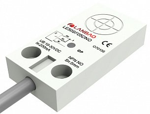 LANBAO LE50SN08DNO индуктивный датчик 25x10x50мм NPN NO 8мм кабель 2м
