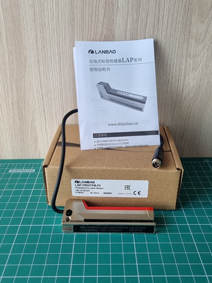 LANBAO LAP-TR03TPB-F3 оптический датчик этикетки PNP с разъемом M8 4pin