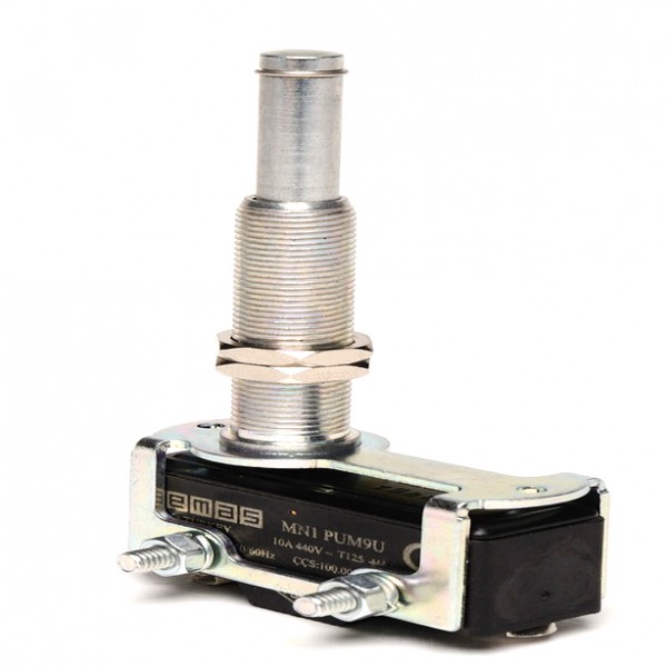 Мини-выключатель, привод плунжер (1ПК), пластиковый корпус (250В AC, 10А) MN1PUM9U