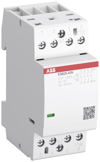 Контактор модульный ESB25-22N-01, 25A, 2NO+2NC, 24VAC/DC, 2M