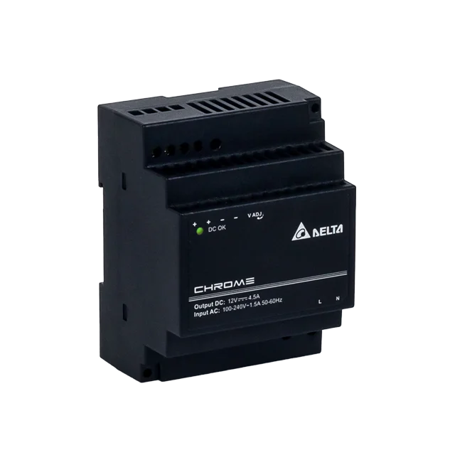 Блок питания импульсный Chrome, 54W, 4.5А, 90_264VAC (120_375VDC) / 12VDC, DIN35, винт.клеммы, пл.корпус