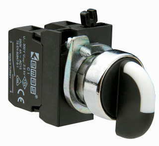 Переключатель 2-0-1 (1НО+1НО), с фиксацией, серия CM (250В AC, 4А), IP65 CM101S30