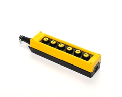 Пульт управления 6 кнопок (со стрелками), односкоростной, серия PVK, пластиковый корпус (250В AC, 4А), IP65 PVK6E