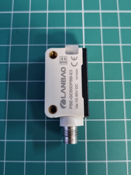 LANBAO PSE-GC50DPBB-E3 оптический датчик 32,5x20x12мм PNP NO/NC Sn=500мм (R-тип) разъем M8