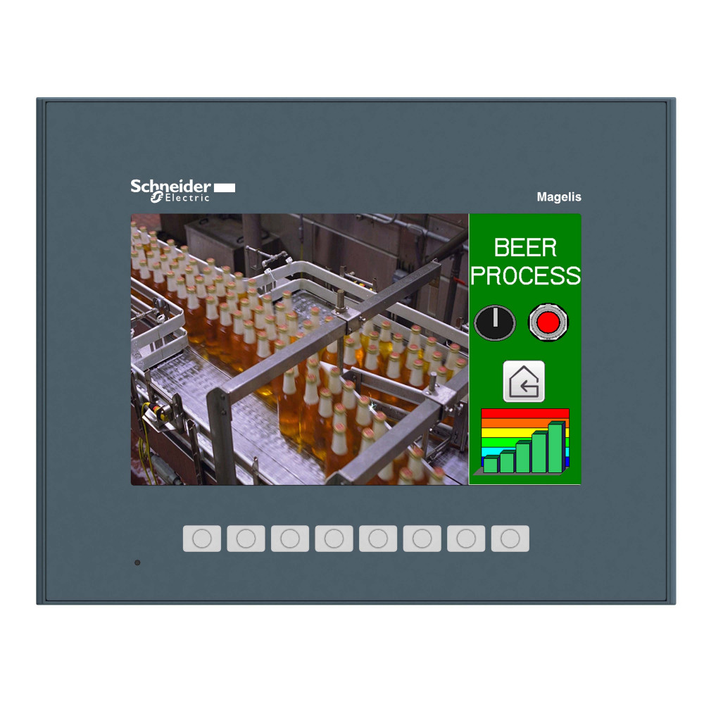 СЕНС ЦВ ТЕРМИНАЛ 7" 800?480 8 КНОПОК RJ45 RS232/485 SUB-D Eth 96Mб/512кБ СЛОТ SD