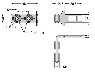 LANBAO ZJP-K4s ключ для замков безопасности