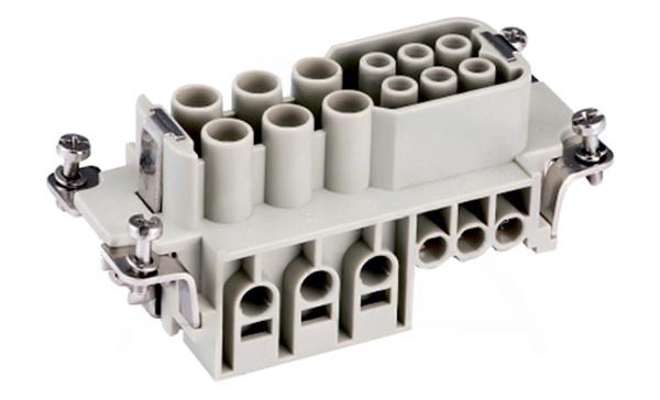 Вставка контактная, размер H16B, тип гнездо, 6/6P+PE, 40/16A, 690/400V, винтовой зажим