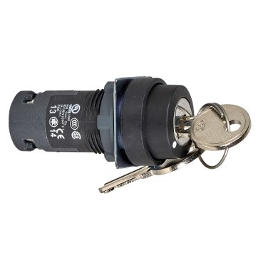 ПЕРЕКЛЮЧАТЕЛЬ 22ММ 3 ПОЗИЦИИ С КЛЮЧЕМ