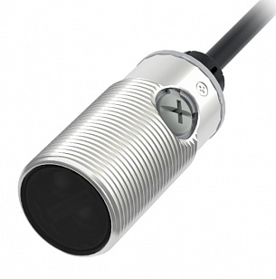 LANBAO PSM-TM20D оптический датчик M18 Sn=20м (T-тип) кабель 2м /передатчик