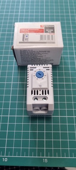 Термостат NO (охлаждение) на DIN-рейку 10А 230В IP20 EKF PROxima