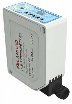 LANBAO PTB-YC200DFBT3-E5 оптический датчик 75x60x25мм PNP/NPN NO/NC Sn=2000мм разъём М12