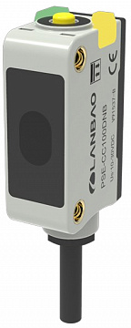 LANBAO PSE-CM3DPB оптический датчик 32,5x20x10,6мм PNP NO/NC Sn=3м (D-тип TOF) кабель 2м