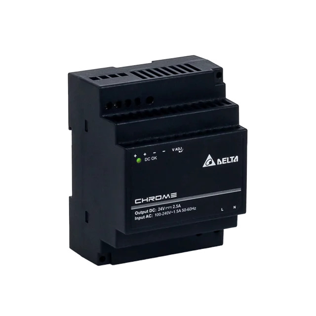 Блок питания импульсный Chrome, 60W, 2.5А, 90_264VAC (120_375VDC) / 24VDC, DIN35, винт.клеммы, пл.корпус