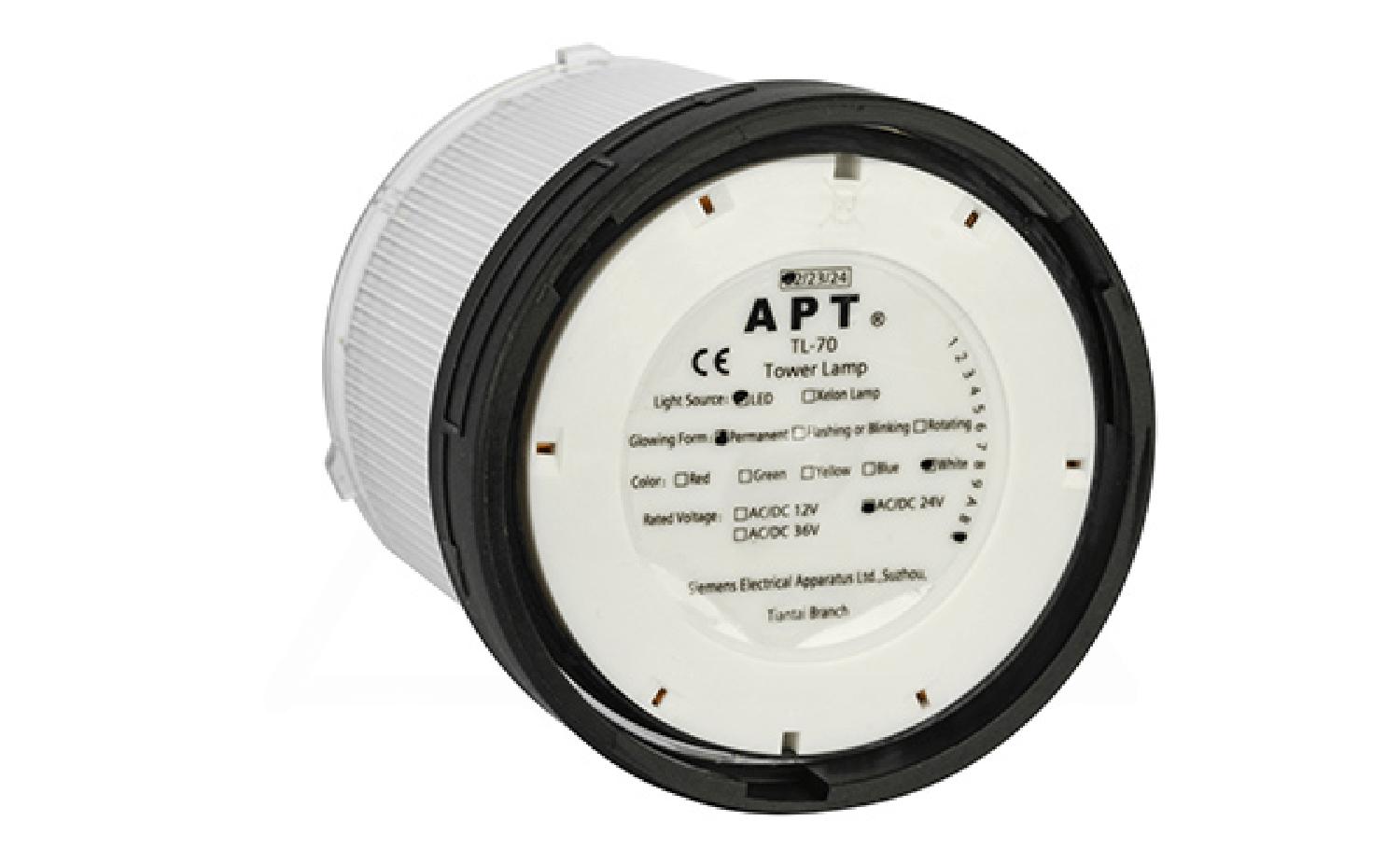 Модуль постоянного света TL-70, белый, LED, 24VAC/DC, d=70mm, IP65