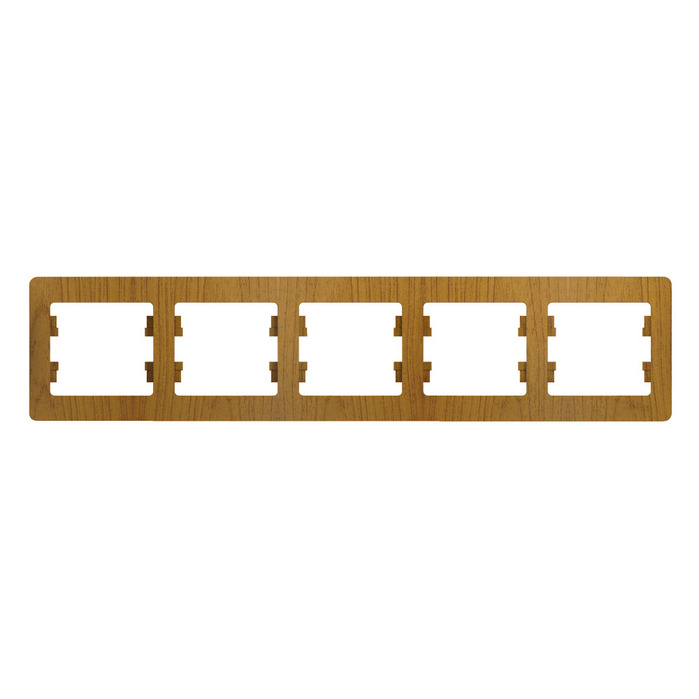 GLOSSA 5-постовая РАМКА, горизонтальная, ДУБ
