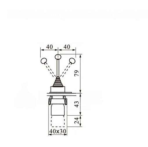 Промышленный джойстик QT-XDP2 LSSINE, аналог Schneider Electric Harmony XD2PA