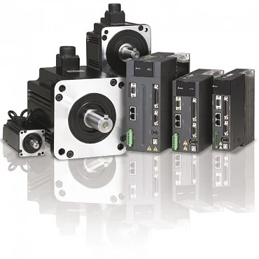 Серводвигатель 0.75 кВт, 220В, 3000об/мин, с абсолютным энкодером, без тормоза, с сальником (ECMA-CA0807RS)