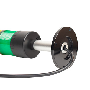 RAVENTEK PVO2-324F-RYG световая колонна ?64мм с зуммером 3 цвета RYG прямое основание IP65