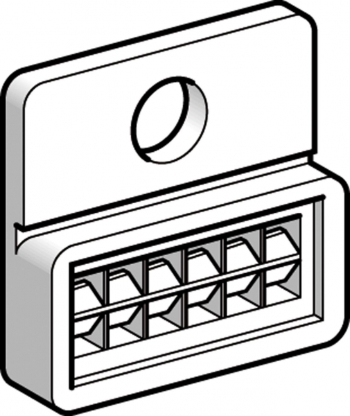 ДЕРЖАТЕЛЬ МАРКИРОВКИ НАБОРНОЙ, ДЛЯ КРЕПЛЕНИЯ НА ПАНЕЛЬ, ПОД ВИНТ