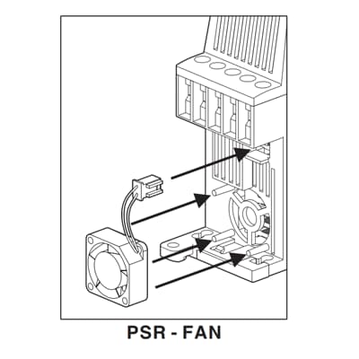 Вентилятор PSR-FAN3-45A для PSR3_PSR45