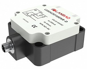 LANBAO LE80XZSN50DNR-E2 индуктивный датчик 40x80x104мм NPN NO+NC Sn=50мм разъем M12