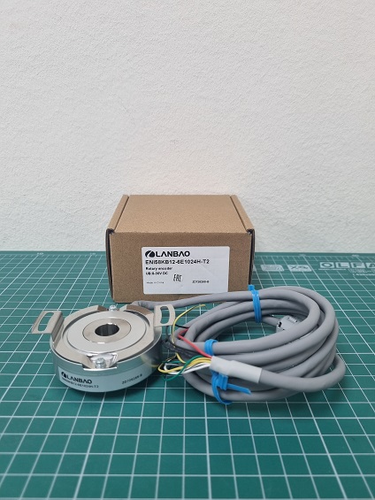 LANBAO ENI58KB12-6E1024H-T2 Инкрементальный энкодер Размер 58, 8-30 DC, Кабель 2м, HTL, 1024имп/об,