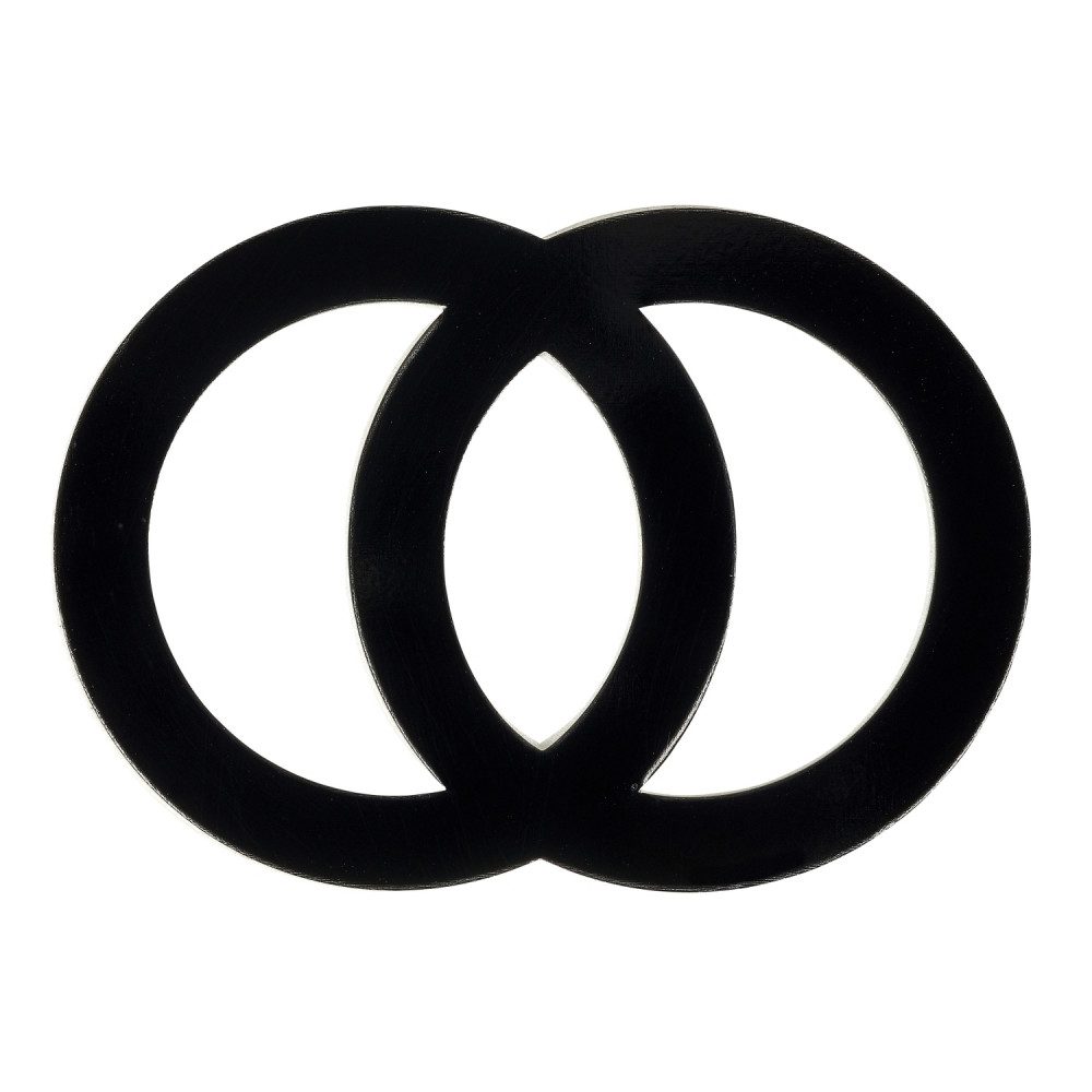 5 САМОКЛЕЯЩИХСЯ ЭТИКЕТОК ДЛЯ МНЕМОСХЕМ, СИМВОЛ "ТРАНСФОРМАТОР" (ЧЕРНЫЙ ЦВЕТ)