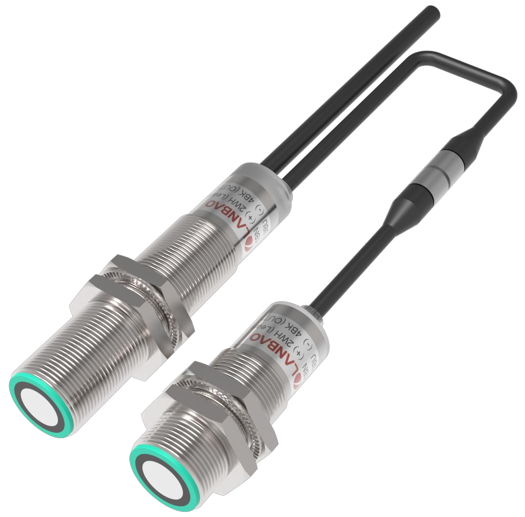 LANBAO UR18-DC60D3NO Ультразвуковой датчик 30-60 мм, 18-30 DC, трехпроводный NPN , NO, однолучевой с