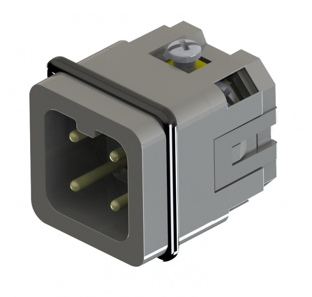 Штепсель, для разъёма 4 полюса, 10A EB004CF00