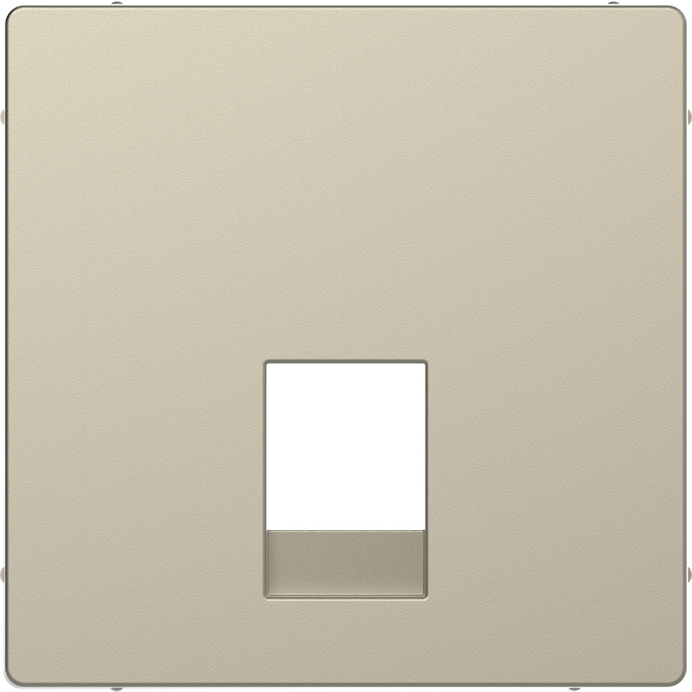 MERTEN D-Life ЦЕНТРАЛЬНАЯ НАКЛАДКА для розетки 2-ной RJ11/RJ12, САХАРА