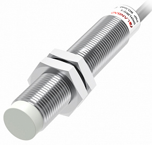 LANBAO LR12XCN04LUM Индуктивный датчик 4 мм, цилиндрический, незаподлицо, 15…30 DC, 0…10 V, никелированная латунь, кабель, IP67